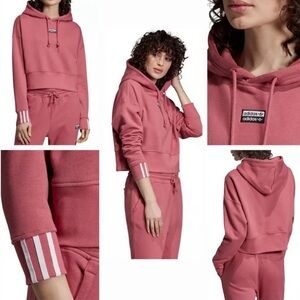 Adidas Women's Vocal Crop Hoodie & Pants Set NWT